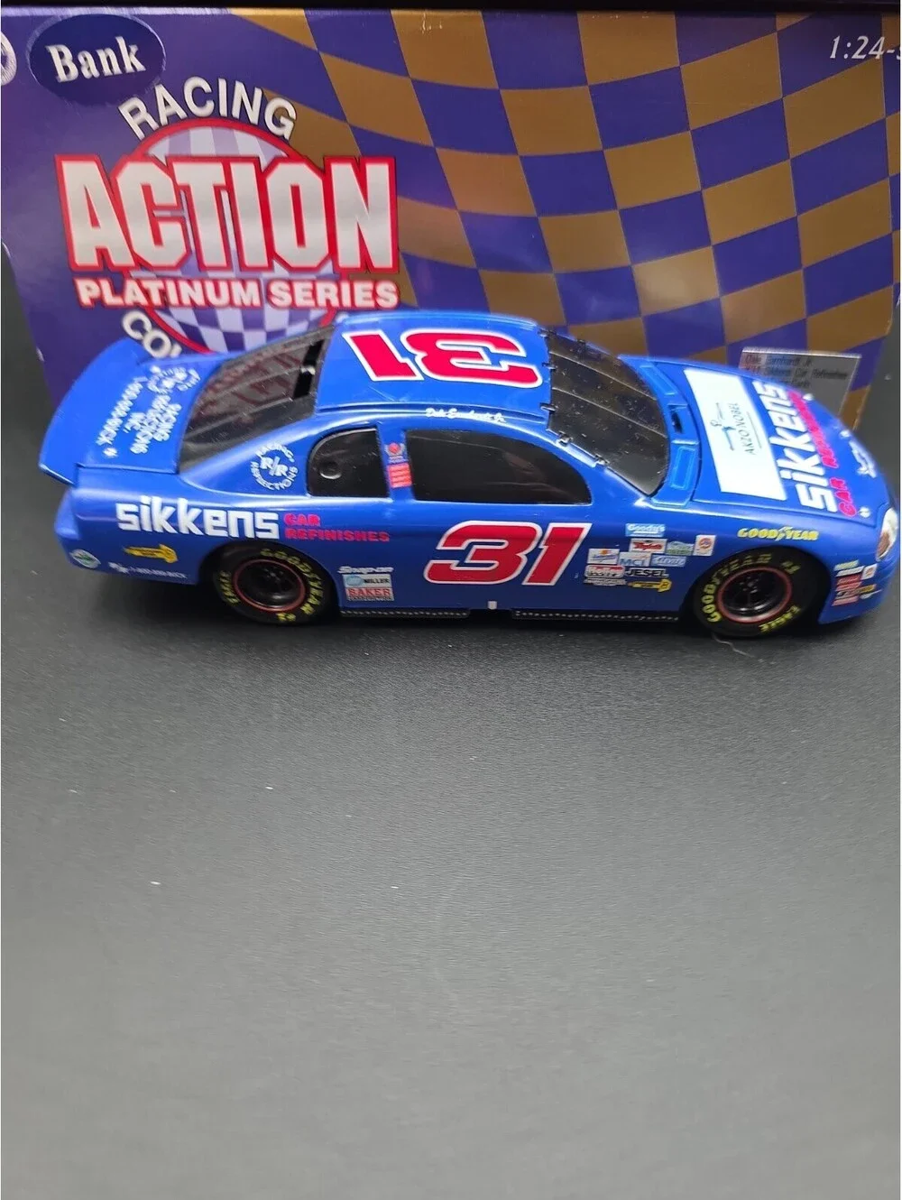 Action #31 Dale Earnhardt Jr Sikkens Car Refinishes 1998 Diecast Car Bank